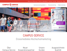 Tablet Screenshot of campus-service.com